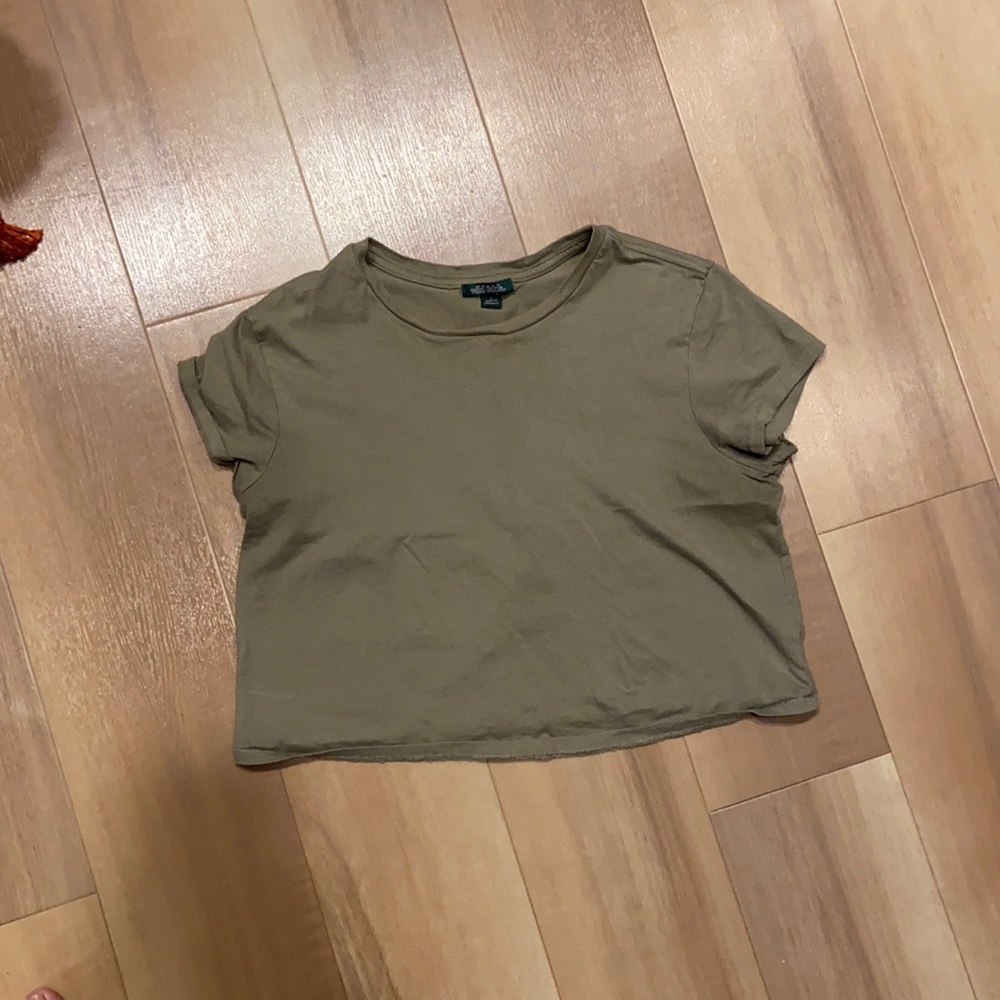 Green Crop T-shirt